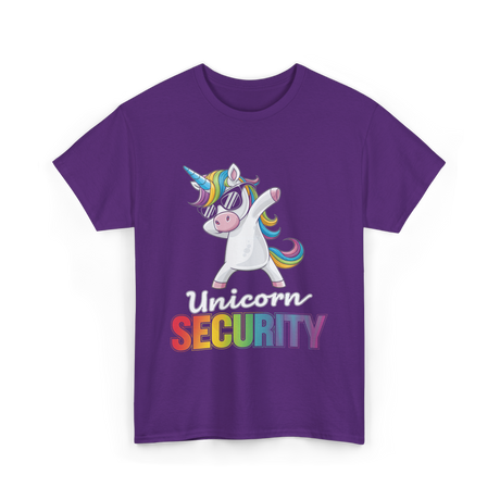 Unicorn Security Unicorn T-Shirt - Purple