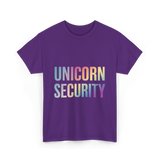 Unicorn Security Unicorn T-Shirt - Purple