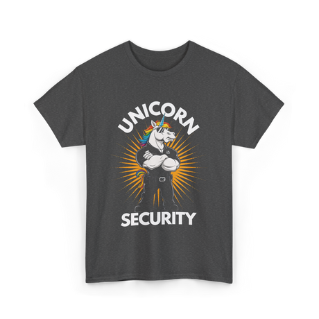 Unicorn Security Unicorn T-Shirt - Dark Heather