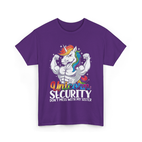 Unicorn Security Unicorn T-Shirt - Purple