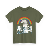 Unicorn Security Unicorn T-Shirt - Military Green