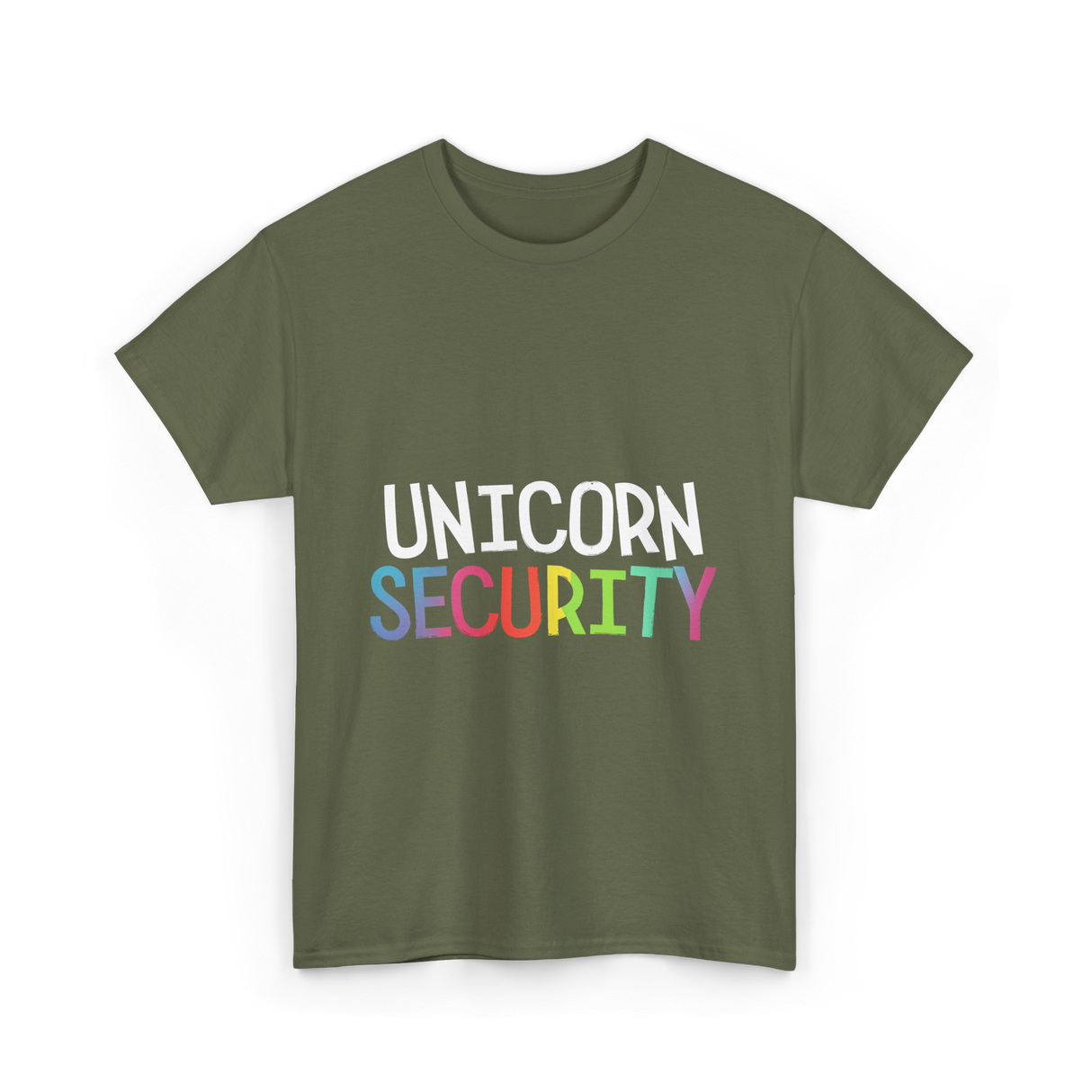 Unicorn Security Unicorn T-Shirt - Military Green