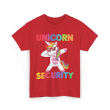 Unicorn Security Unicorn T-Shirt - Red