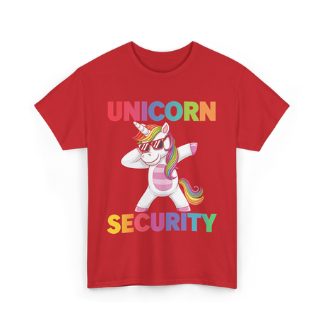 Unicorn Security Unicorn T-Shirt - Red