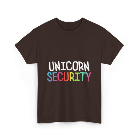 Unicorn Security Unicorn T-Shirt - Dark Chocolate