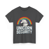 Unicorn Security Unicorn T-Shirt - Dark Heather