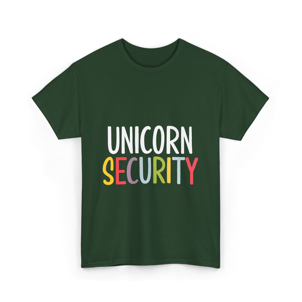 Unicorn Security Unicorn T-Shirt - Forest Green