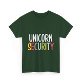 Unicorn Security Unicorn T-Shirt - Forest Green