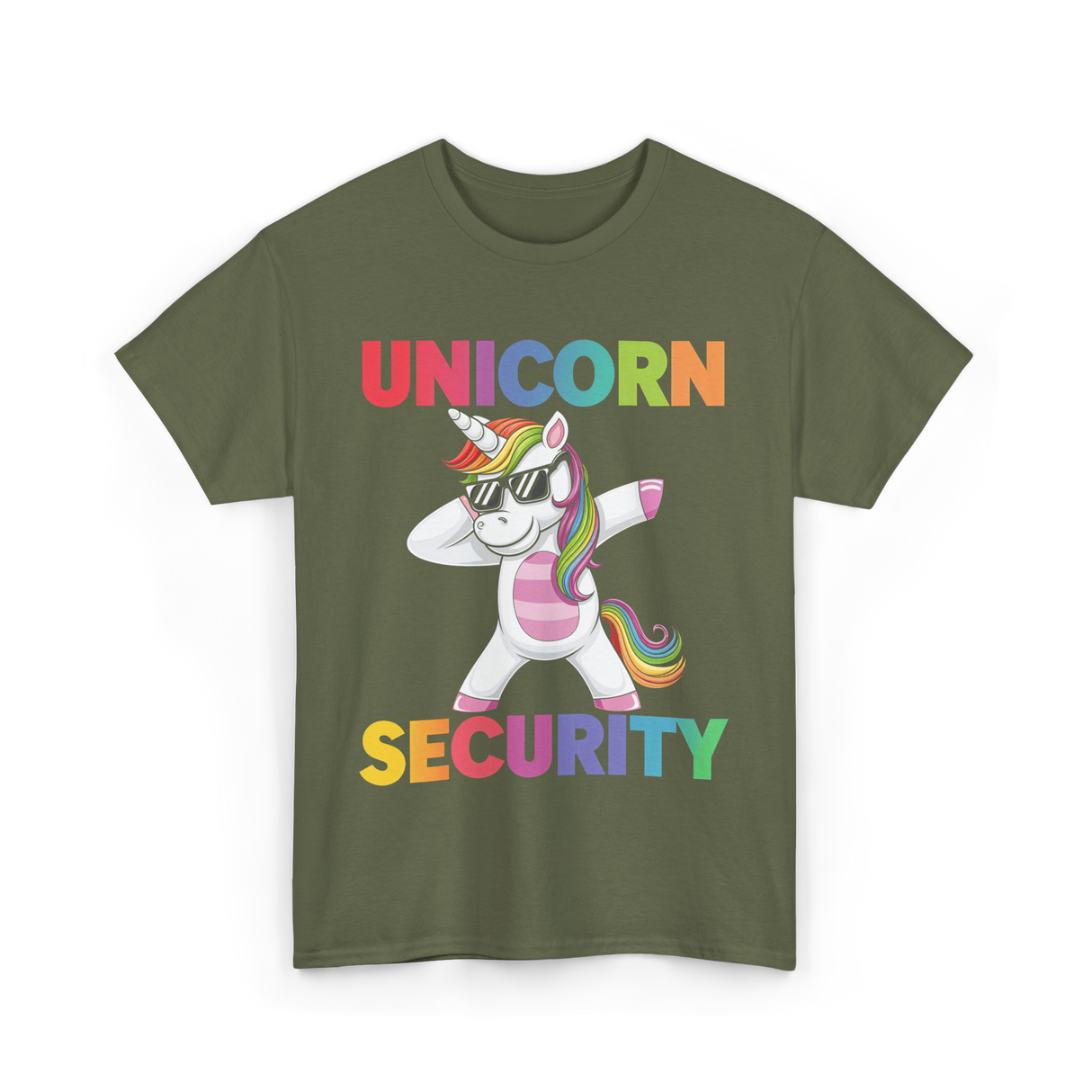 Unicorn Security Unicorn T-Shirt - Military Green