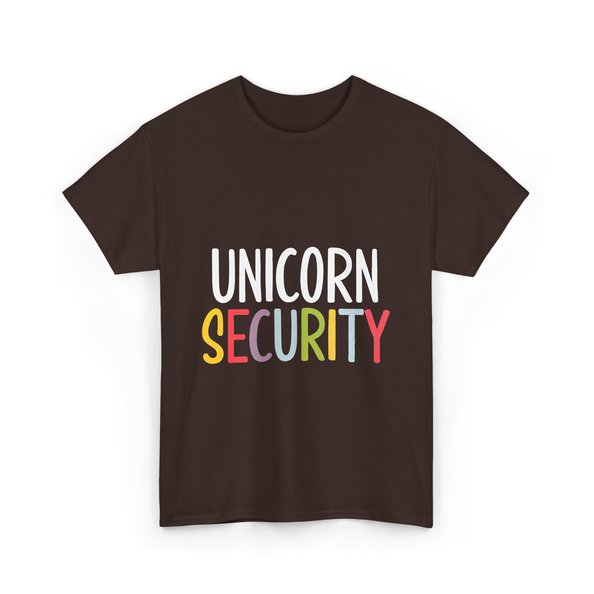 Unicorn Security Unicorn T-Shirt - Dark Chocolate