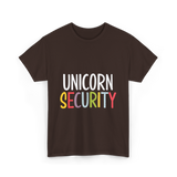 Unicorn Security Unicorn T-Shirt - Dark Chocolate