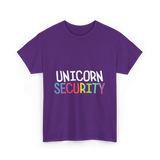 Unicorn Security Unicorn T-Shirt - Purple