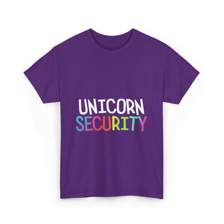 Unicorn Security Unicorn T-Shirt - Purple