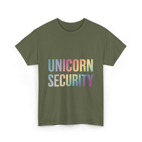 Unicorn Security Unicorn T-Shirt - Military Green