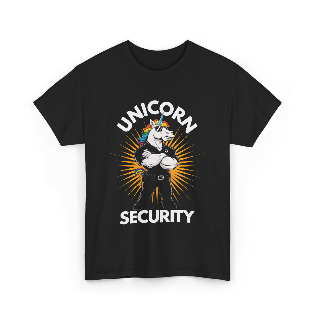 Unicorn Security Unicorn T-Shirt - Black