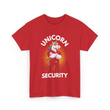 Unicorn Security Unicorn T-Shirt - Red