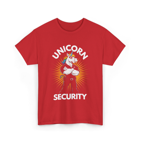 Unicorn Security Unicorn T-Shirt - Red