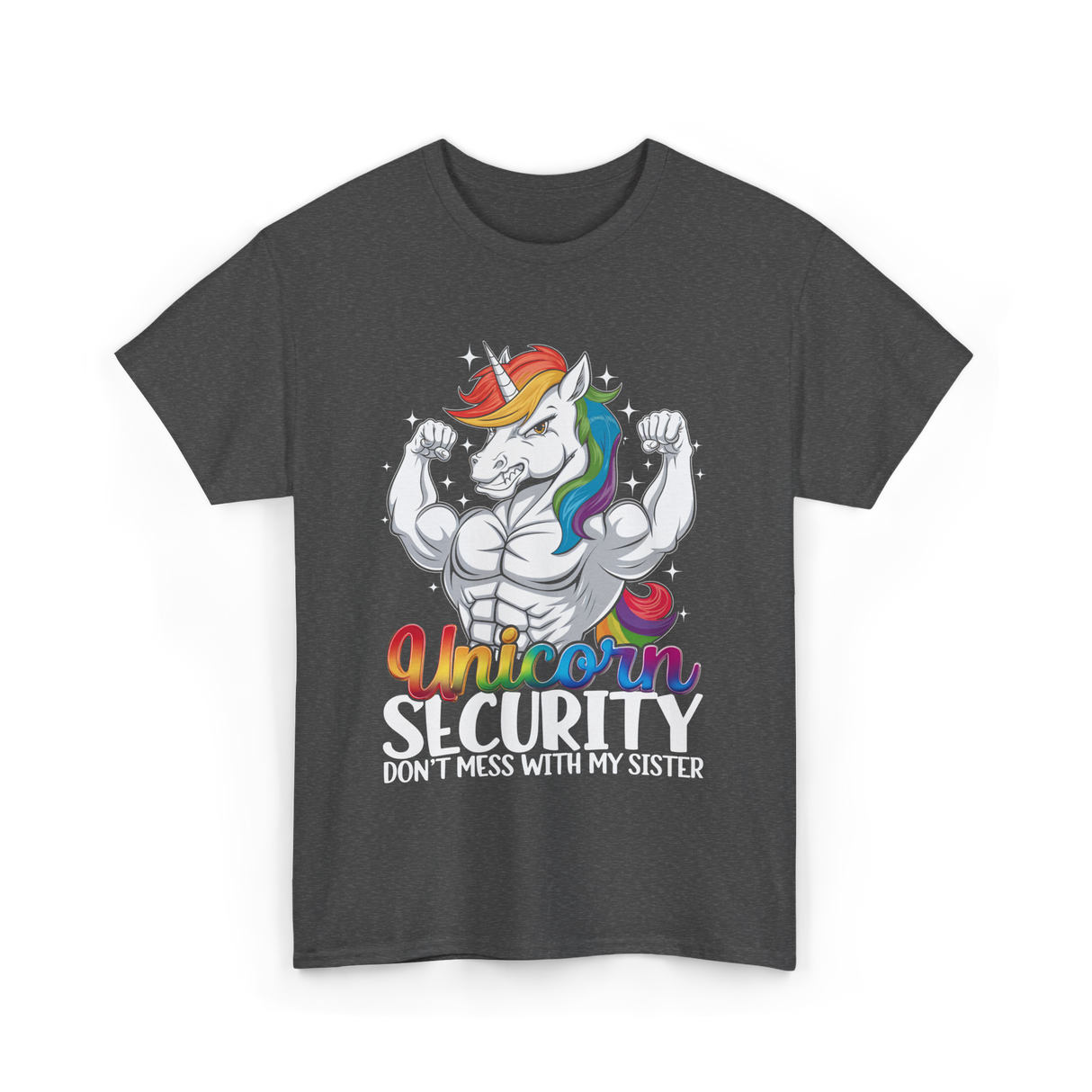 Unicorn Security Unicorn T-Shirt - Dark Heather