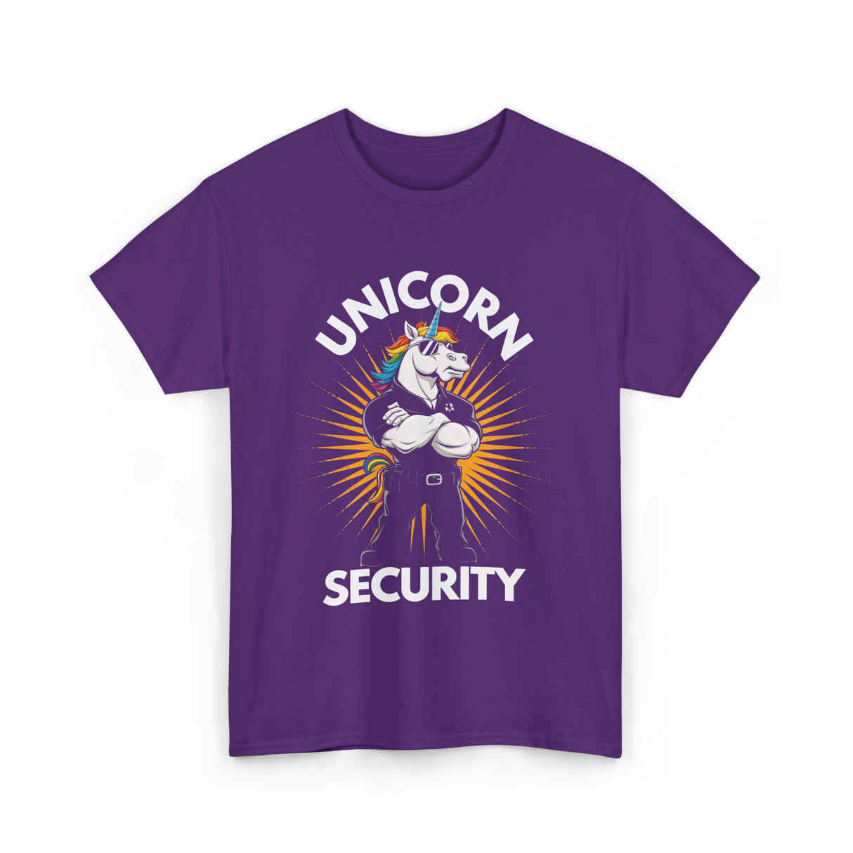 Unicorn Security Unicorn T-Shirt - Purple