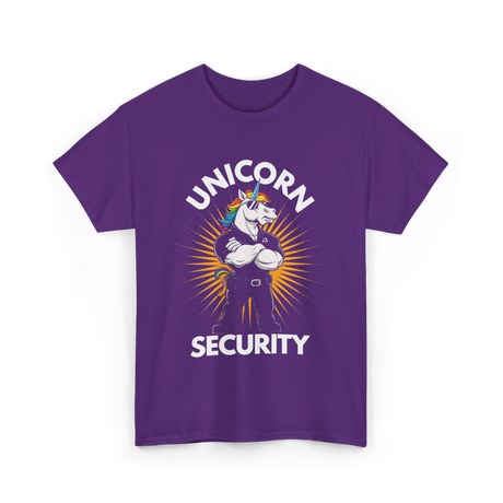 Unicorn Security Unicorn T-Shirt - Purple