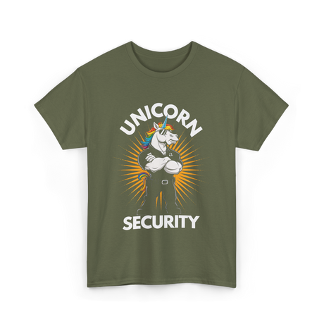 Unicorn Security Unicorn T-Shirt - Military Green