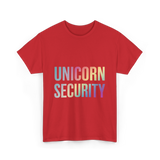 Unicorn Security Unicorn T-Shirt - Red