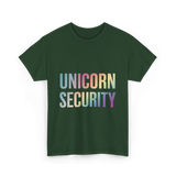 Unicorn Security Unicorn T-Shirt - Forest Green