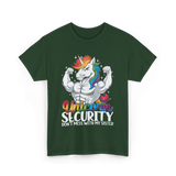 Unicorn Security Unicorn T-Shirt - Forest Green