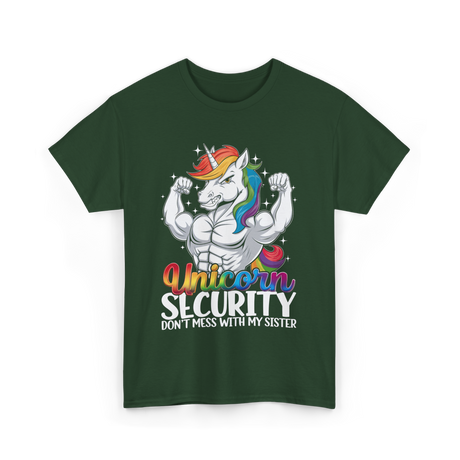 Unicorn Security Unicorn T-Shirt - Forest Green