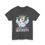 Unicorn Security Unicorns Fantasy T-Shirt - Dark Heather