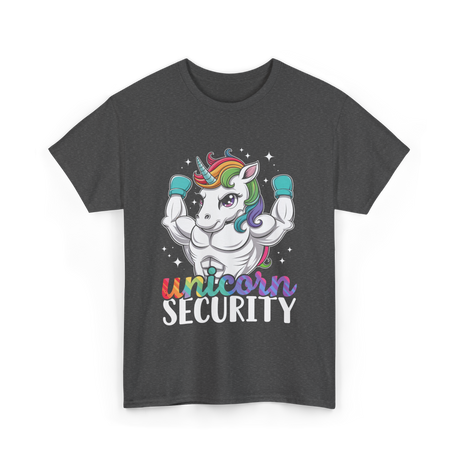 Unicorn Security Unicorns Fantasy T-Shirt - Dark Heather