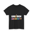 Unicorn Security Unicorns T-Shirt - Black