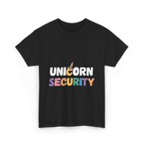 Unicorn Security Unicorns T-Shirt - Black