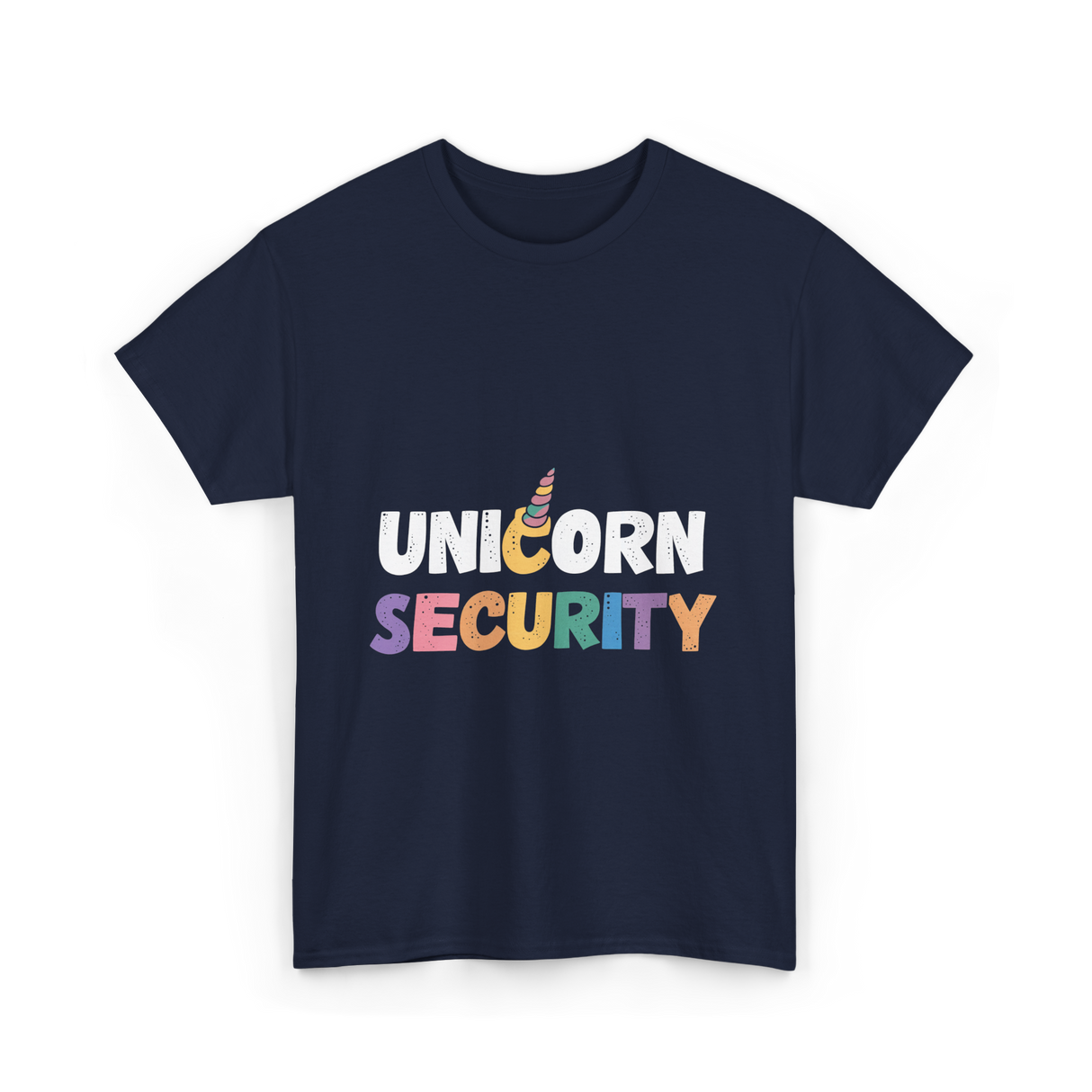 Unicorn Security Unicorns T-Shirt - Navy