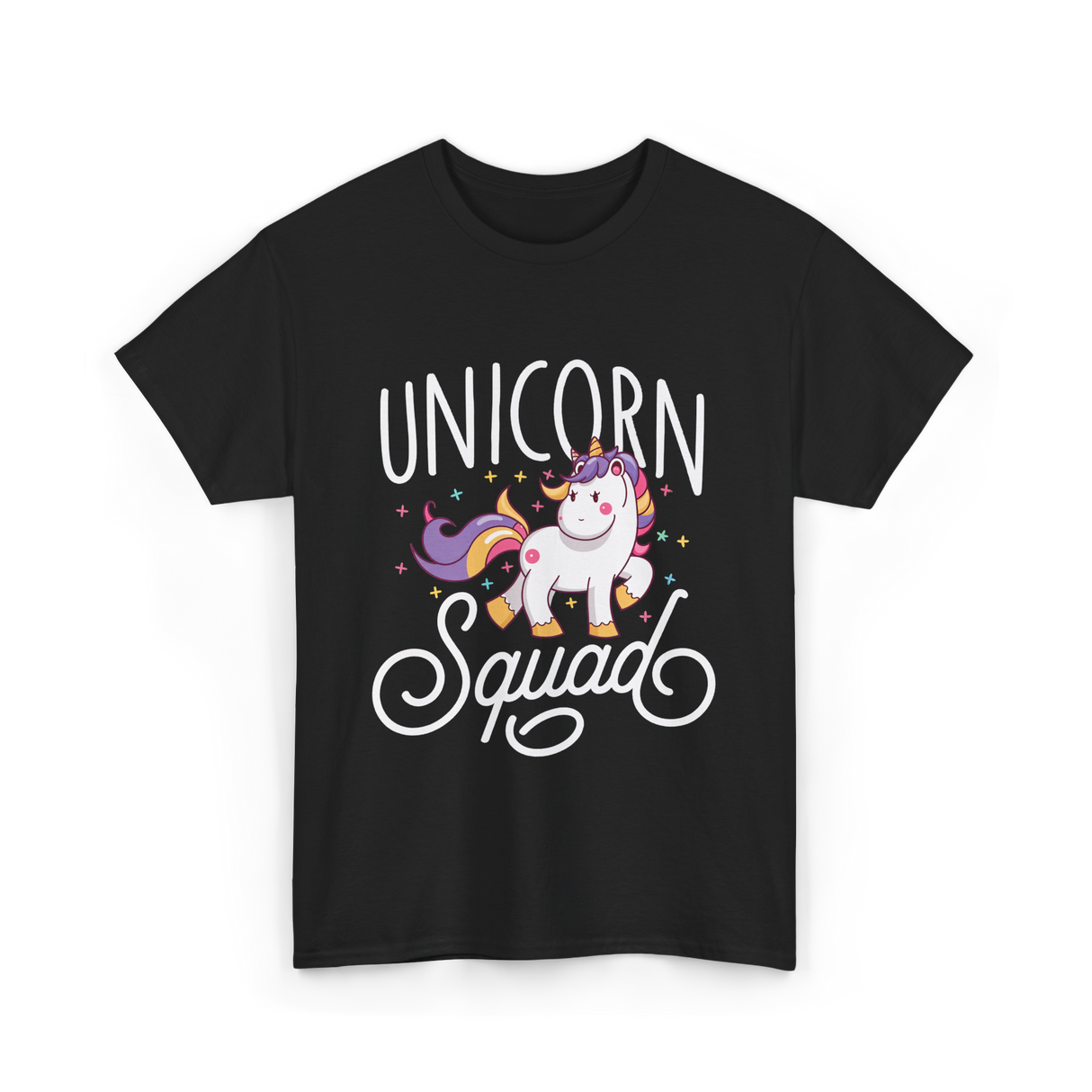 Unicorn Squad Unicorn Lovers T-Shirt - Black