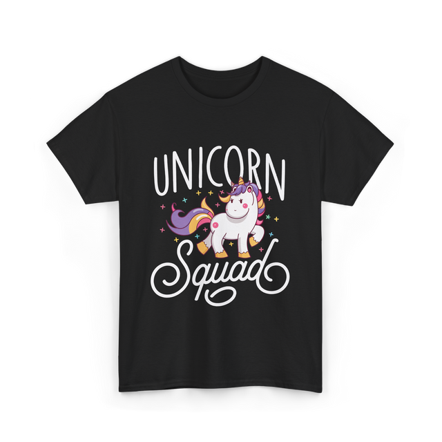 Unicorn Squad Unicorn Lovers T-Shirt - Black