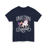 Unicorn Squad Unicorn Lovers T-Shirt - Navy