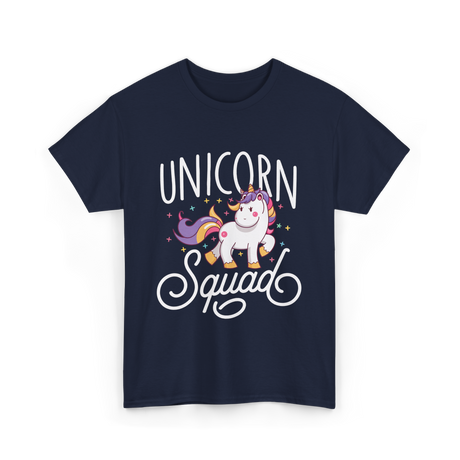 Unicorn Squad Unicorn Lovers T-Shirt - Navy