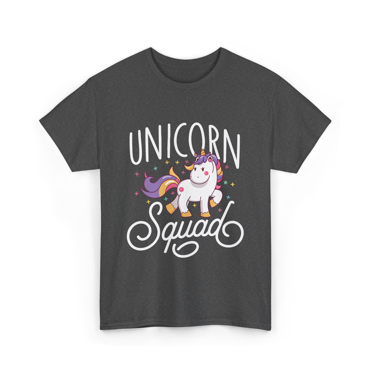 Unicorn Squad Unicorn Lovers T-Shirt - Dark Heather