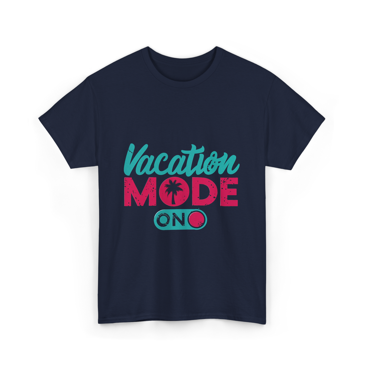 Vacation Mode On Vacation T-Shirt - Navy