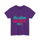 Vacation Mode On Vacation T-Shirt - Purple