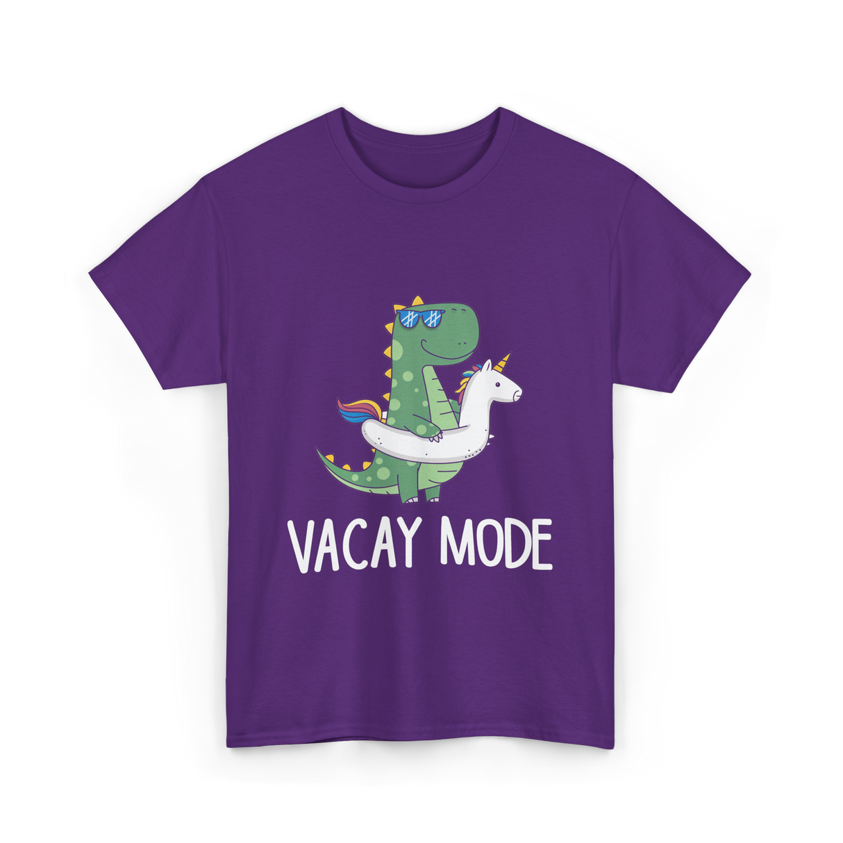 Vacay Mode Dinosaur Vacation T-Shirt - Purple