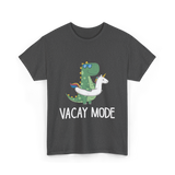 Vacay Mode Dinosaur Vacation T-Shirt - Dark Heather