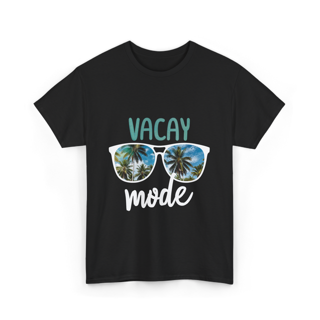 Vacay Mode Summer Vacation T-Shirt - Black