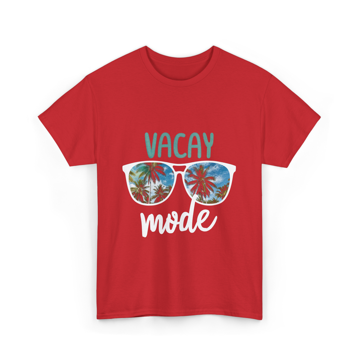 Vacay Mode Summer Vacation T-Shirt - Red