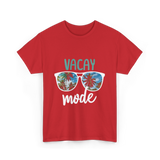 Vacay Mode Summer Vacation T-Shirt - Red