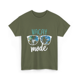 Vacay Mode Summer Vacation T-Shirt - Military Green