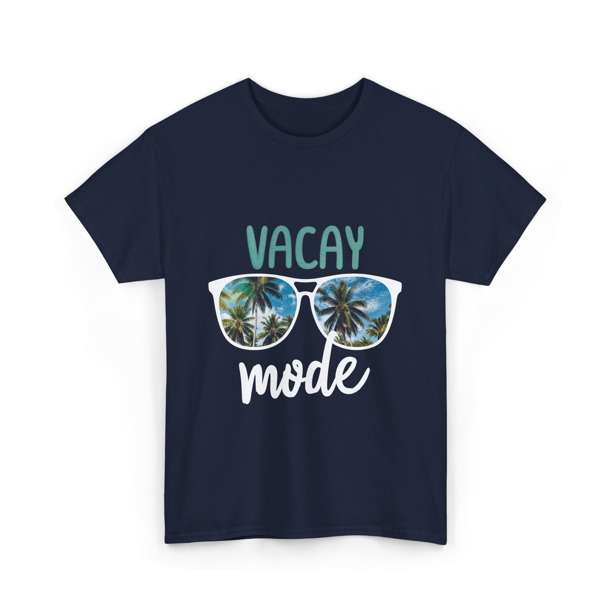 Vacay Mode Summer Vacation T-Shirt - Navy