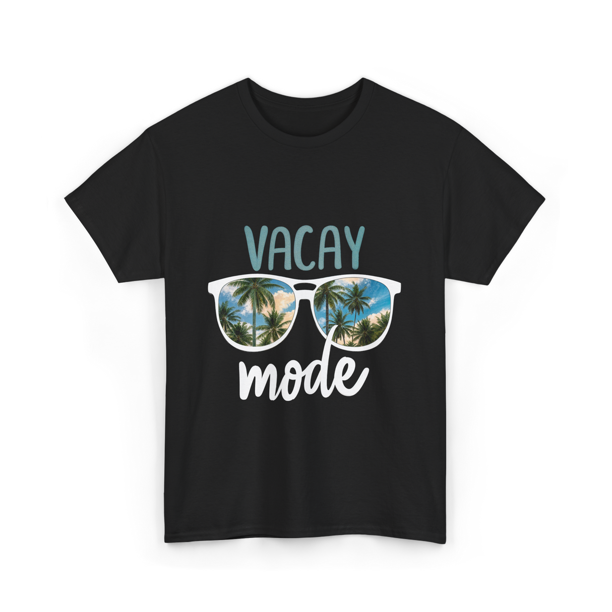 Vacay Mode Vacation Getaway T-Shirt - Black