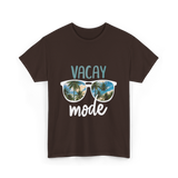 Vacay Mode Vacation Getaway T-Shirt - Dark Chocolate